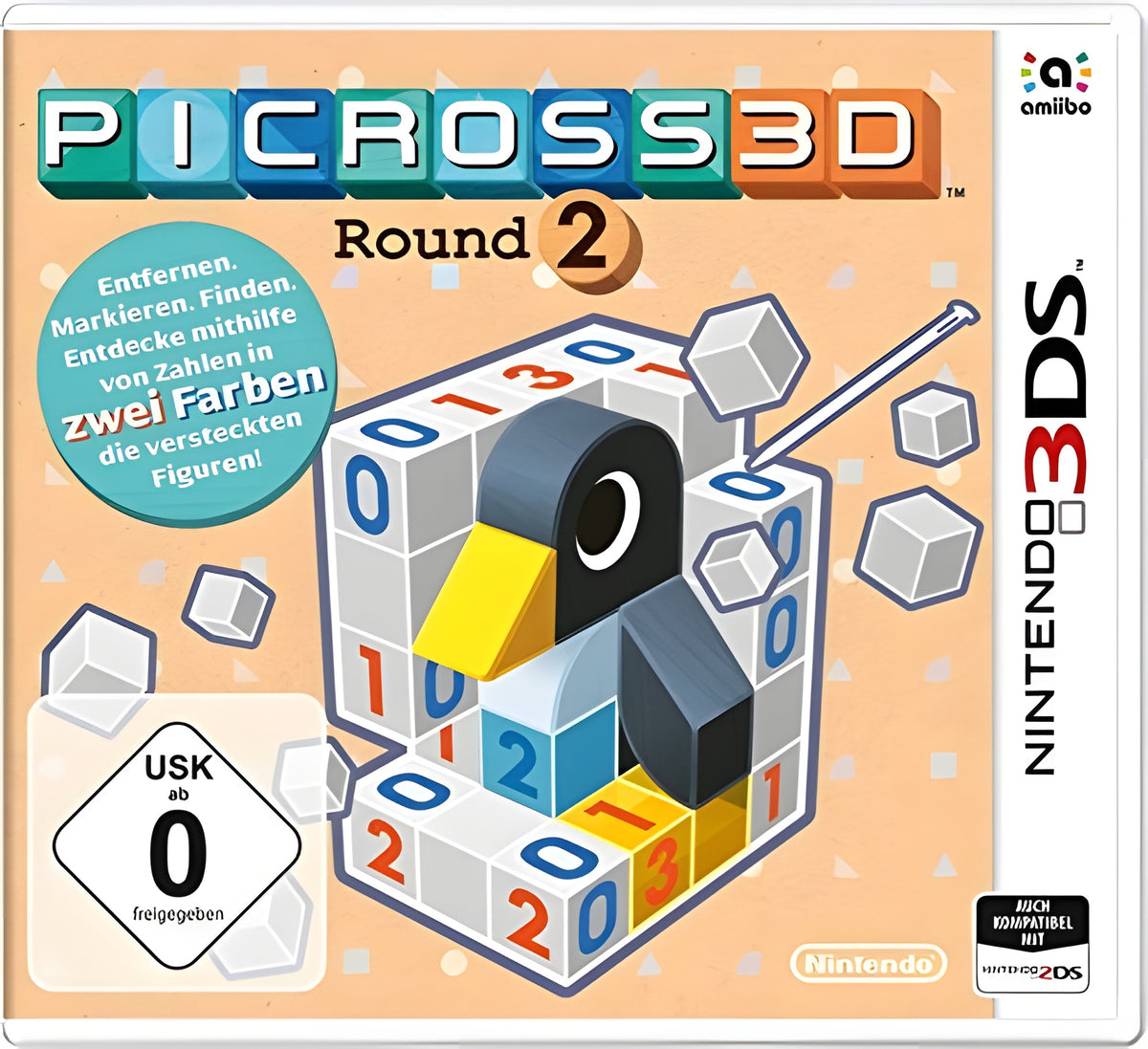 Das Cover von Picross 2 für Nintendo 3DS