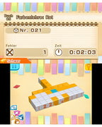 Ein Flugzeug-Puzzle in Rot und Gelb wird in Picross 2 auf einem hellen Hintergrund gelöst.