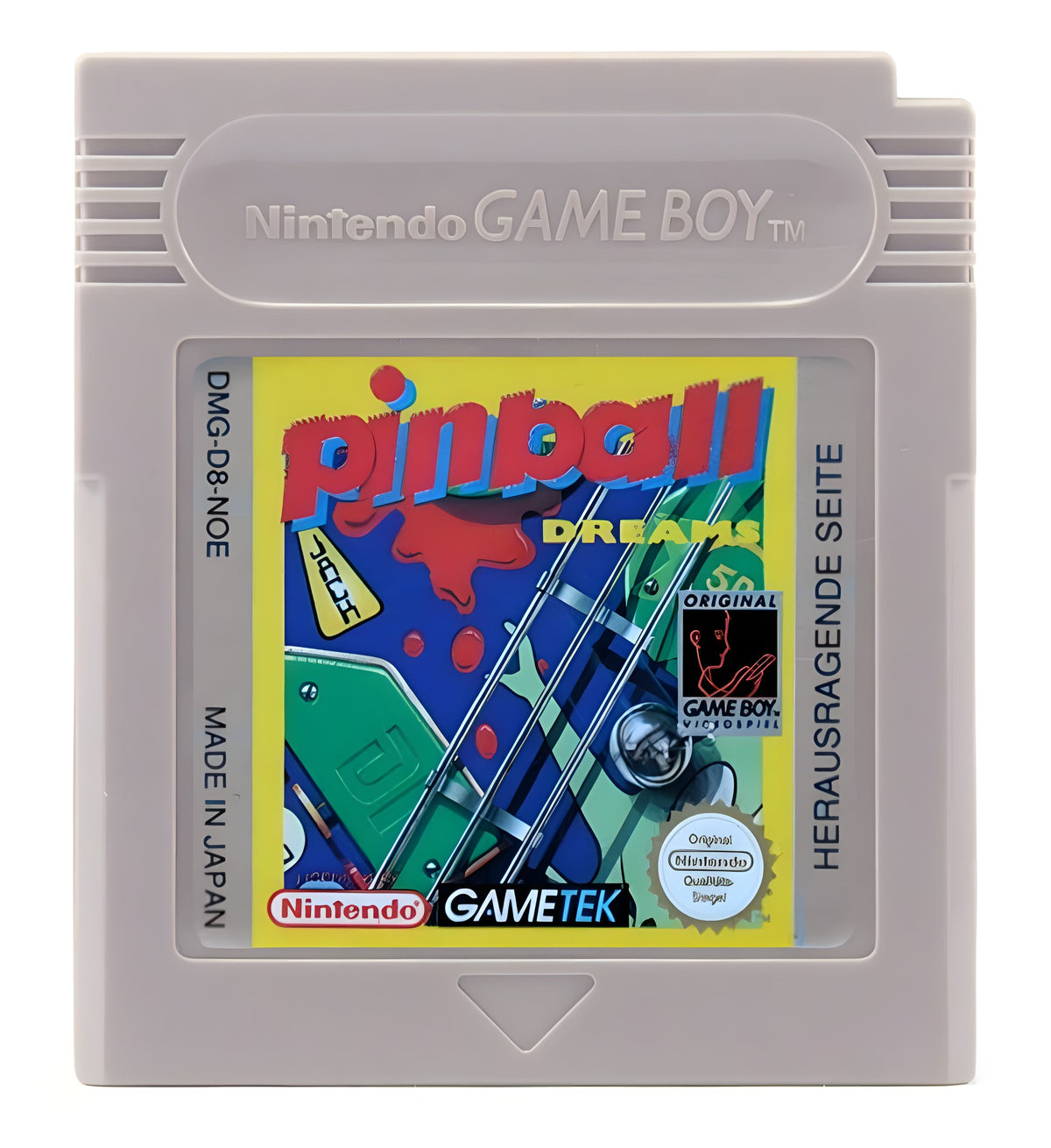 Das Modul von Pinball Dreams für GameBoy