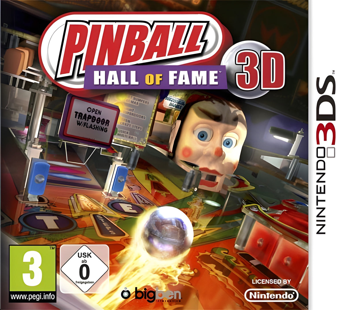 Das Cover von Pinball - Hall of Fame für Nintendo 3DS