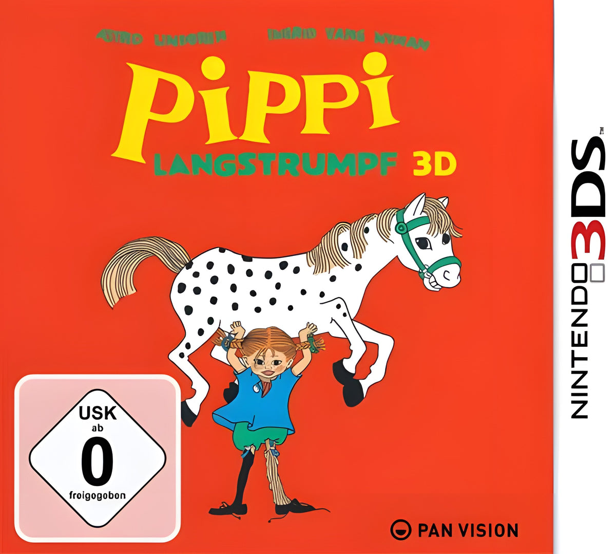 Das Cover von Pippi Langstrumpf für Nintendo 3DS