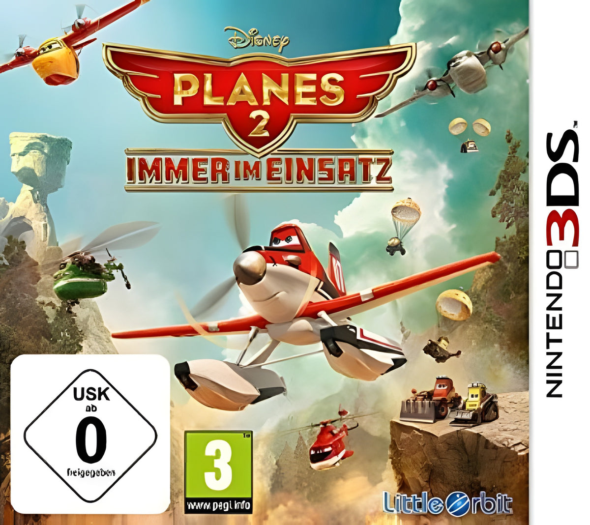 Das Cover von Planes 2: Immer im Einsatz für Nintendo 3DS