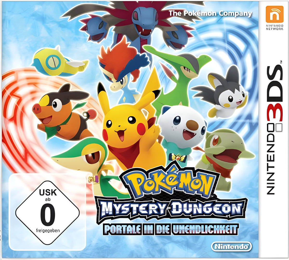 Das Cover von Pokémon Mystery Dungeon: Portale in die Unendlichkeit für Nintendo 3DS