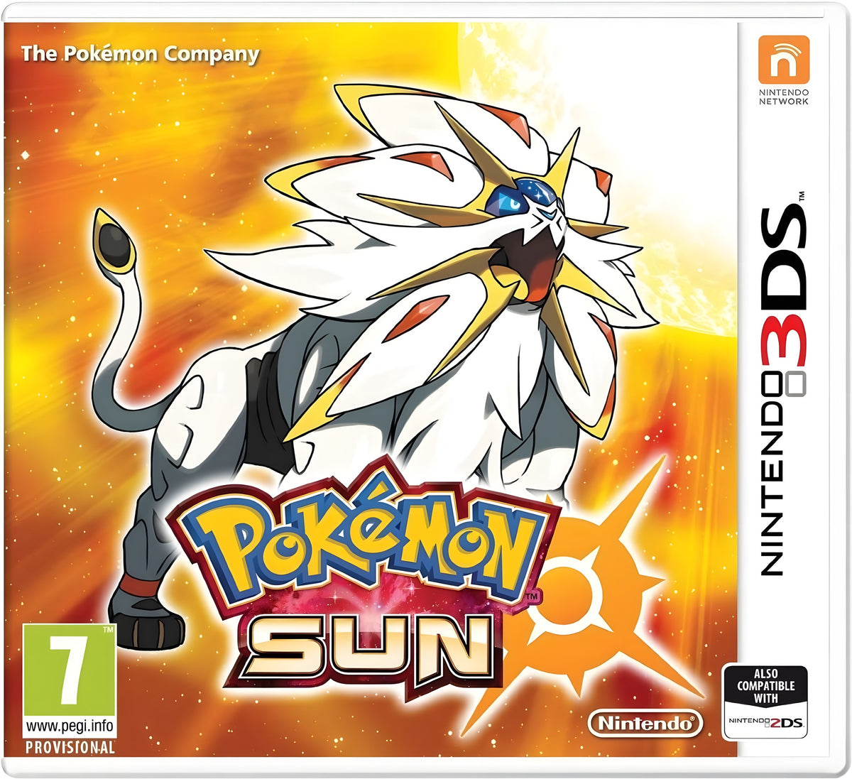 Das Cover von Pokémon: Sonne / Sun für Nintendo 3DS