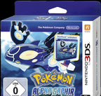 Die Umverpackung von Pokemon Alpha Saphir Limitierte Edition zeigt Kyogre und den Hinweis auf das Steelbook.
