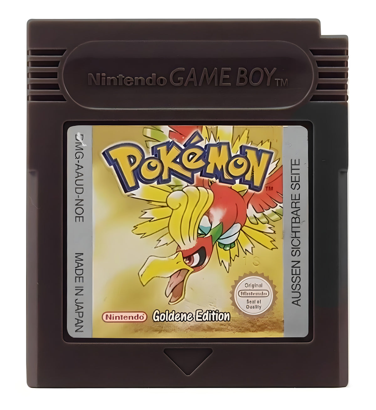 Das Modul von Pokemon Goldene Edition / Version Or für GameBoy Color