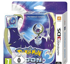Die Verpackung von Pokémon Mond / Moon + Steelbook Fan Edition zeigt das Pokémon Lunala und die USK ab 0.