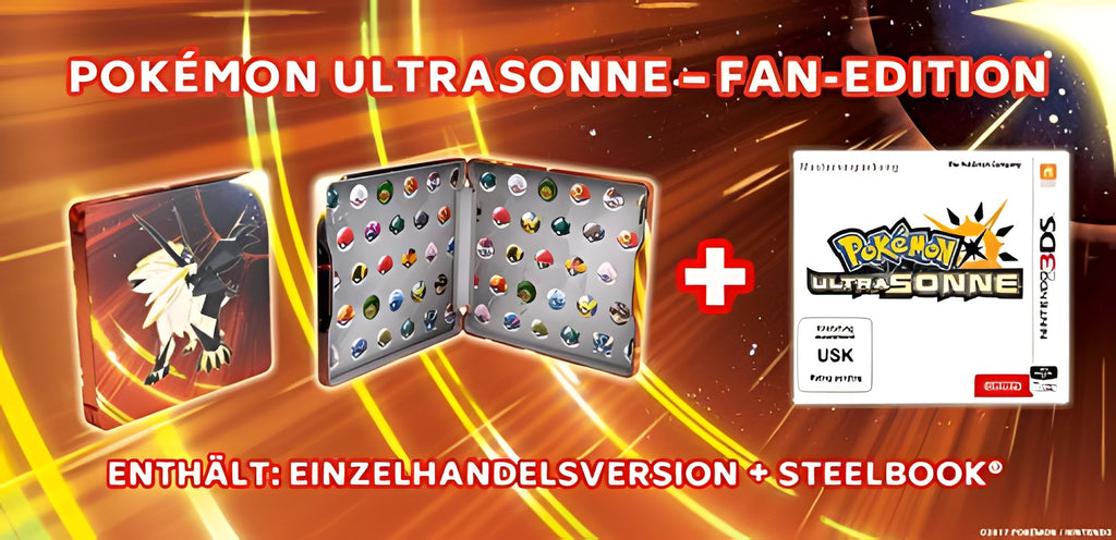 Pokémon: Ultrasonne + Steelbook Fan-Edition (DE) — Fan-Edition · Big Box