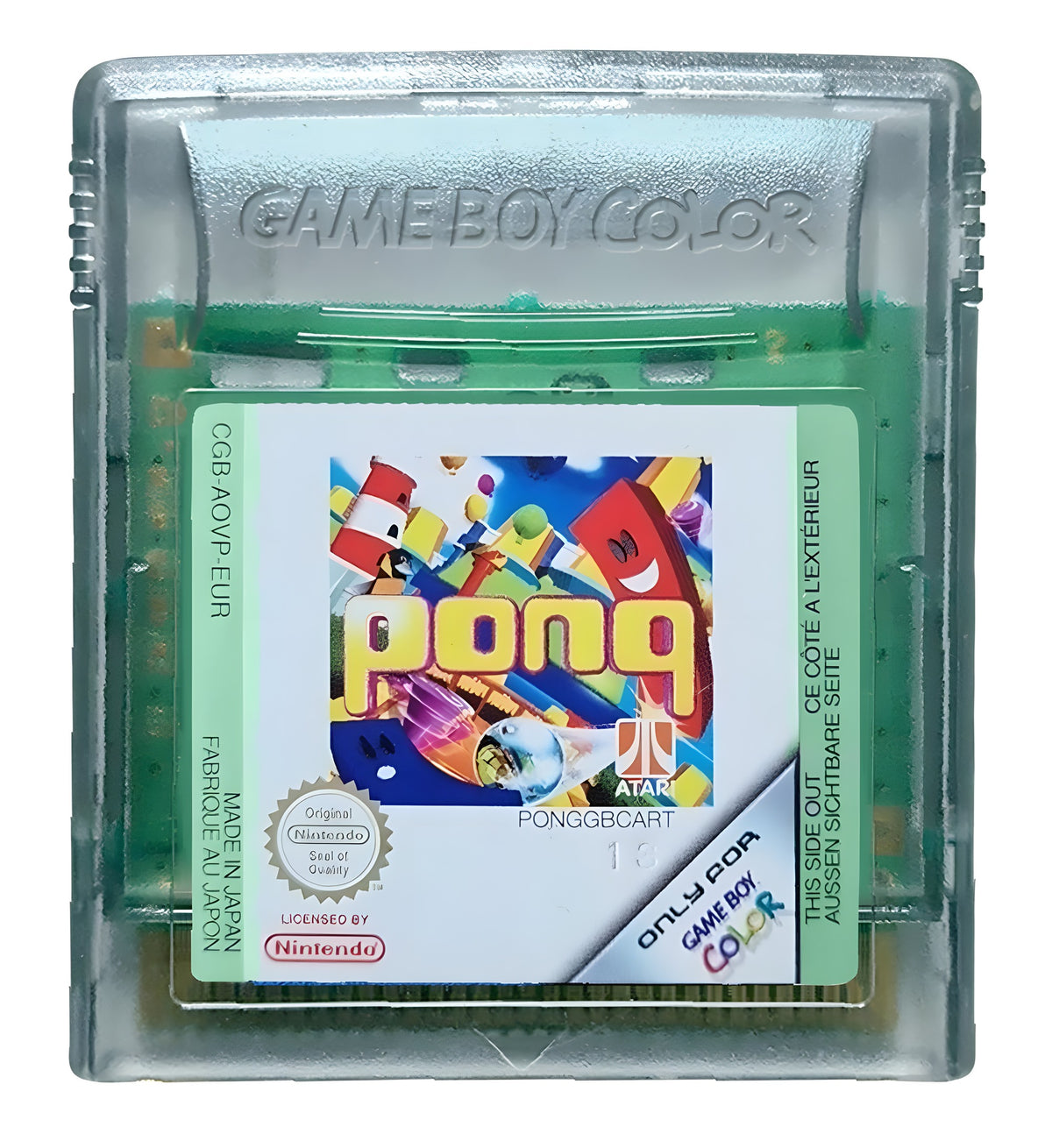 Das Modul von Pong The Next Level für GameBoy Color