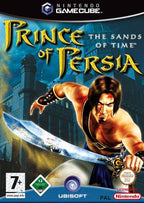 Das Cover von Prince of Persia: The Sands of Time für GameCube zeigt den Prinzen mit Schwert und das USK ab 12 Siegel.