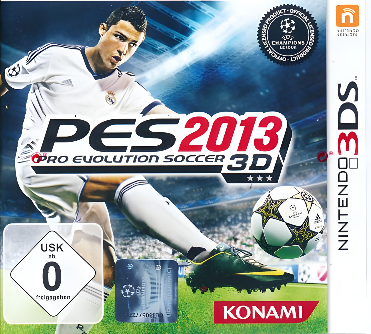 Das Cover von Pro Evolution Soccer 2013 / PES 13 für Nintendo 3DS