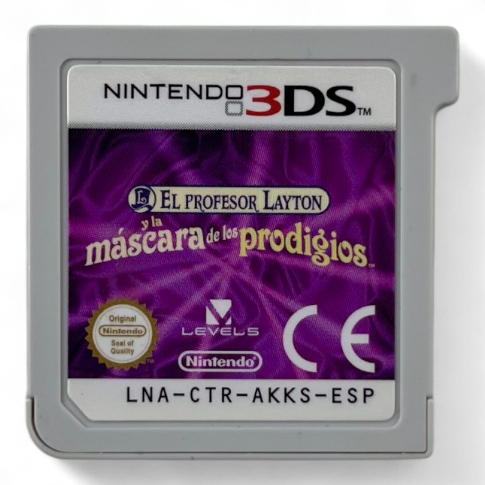 Das Cover von Professor Layton and the Miracle Mask / Mascara de los Prodigios für Nintendo 3DS