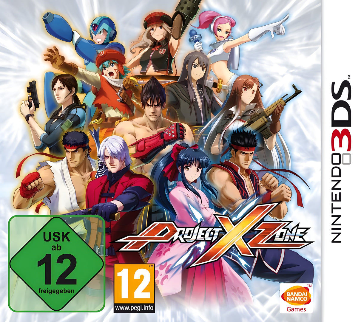 Das Cover von Project X Zone für Nintendo 3DS