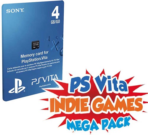 Original Speicherkarte / Memorycard / Memory Stick 4 GB Indie Games Mega Pack