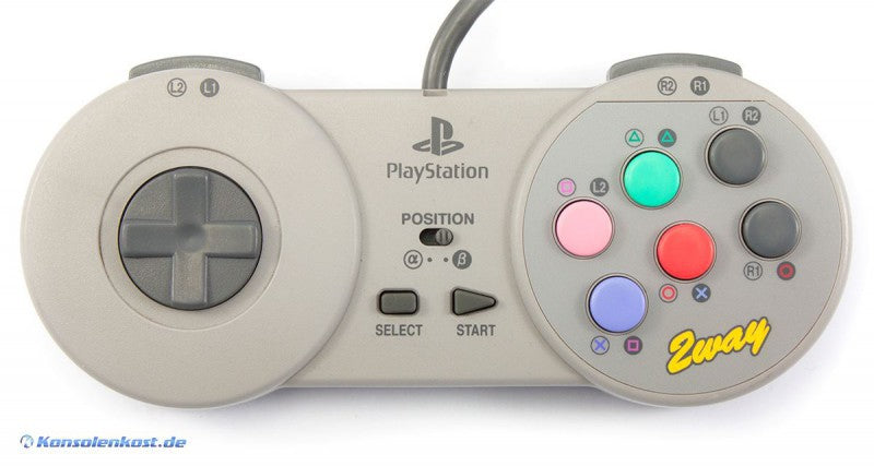 Controller / Pad grau Fighting Commander 2 Way / HPS-08 [Hori]