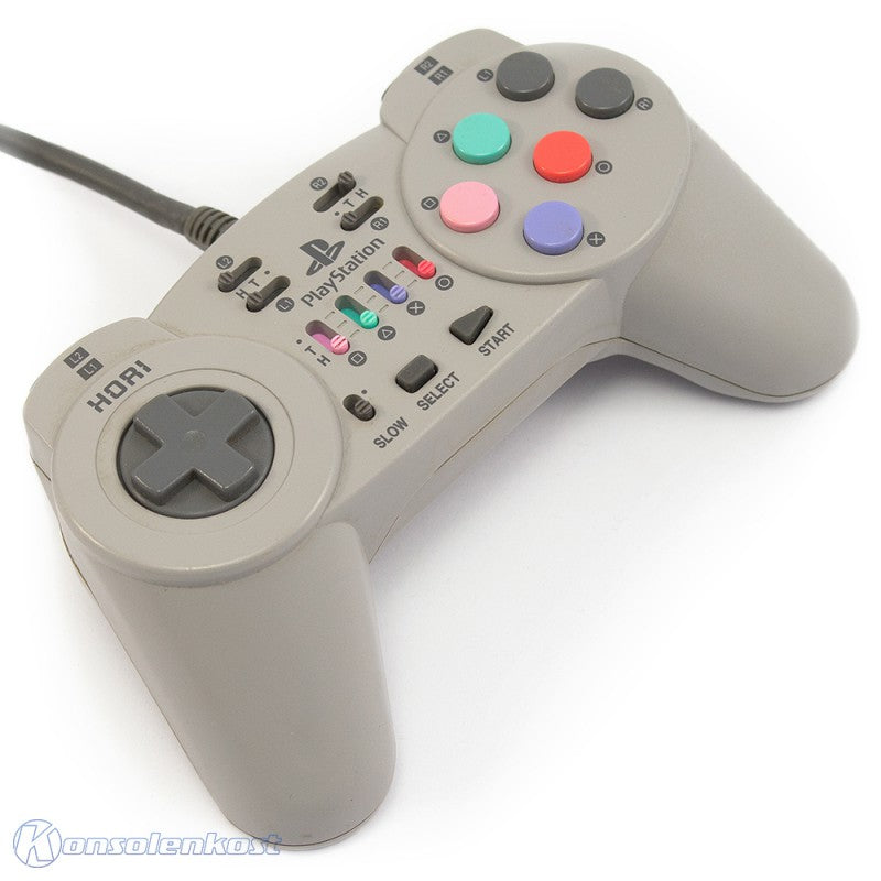 Controller / Pad mit Turbo & Slowmotion grau Fighting Commander 10B / HPS-09 [Hori]