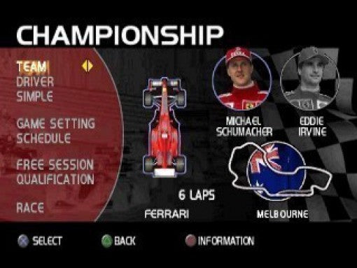 F1 / Formula One Racing Championship