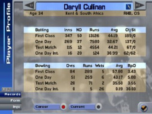 International Cricket Captain 2001 - Ashes Edition