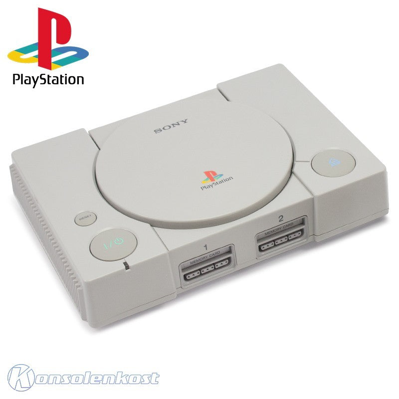 Konsole grau + Original Controller + Zubehör