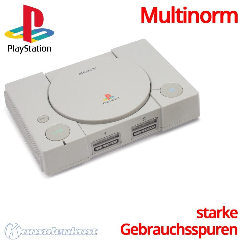 Konsole grau + Original Controller + Zubehör