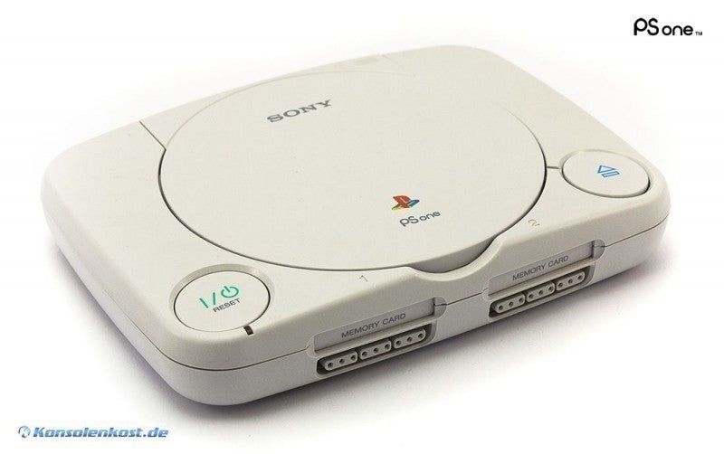 Konsole PSOne Slim + Original DualShock Controller schwarze Box