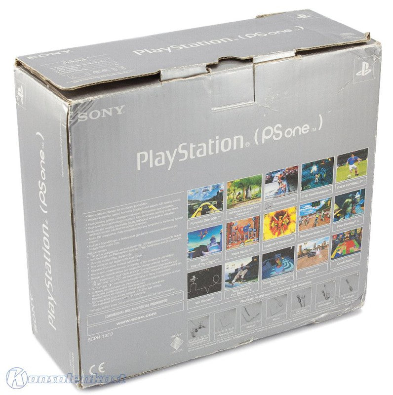 Konsole PSOne Slim + Original Dualshock Controller + Zubehör