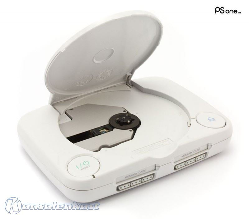 Konsole PSOne Slim + Original Dualshock Controller + Zubehör