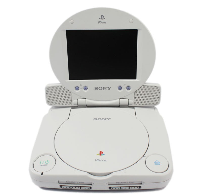 Konsole PSOne Slim + Sony TFT Monitor + Controller + Zubehör