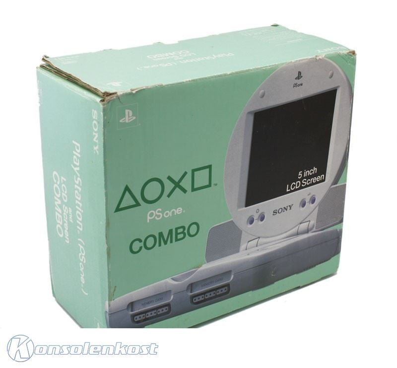 Konsole PSOne Slim + Sony TFT Monitor + Controller + Zubehör