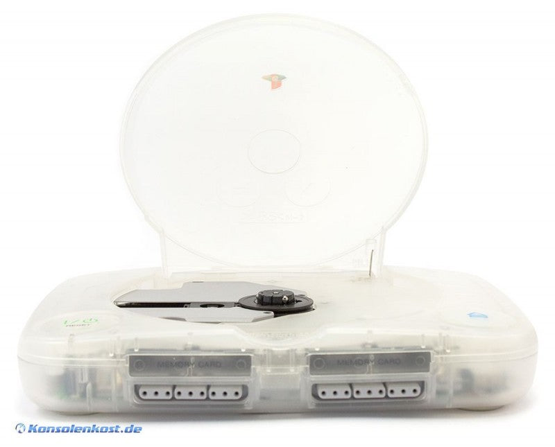 Konsole PSOne Slim transp. + Original Controller + Zubehör