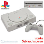 Konsole SCPH-1002 mit Cinchausgängen + Original Controller & Zubehör
