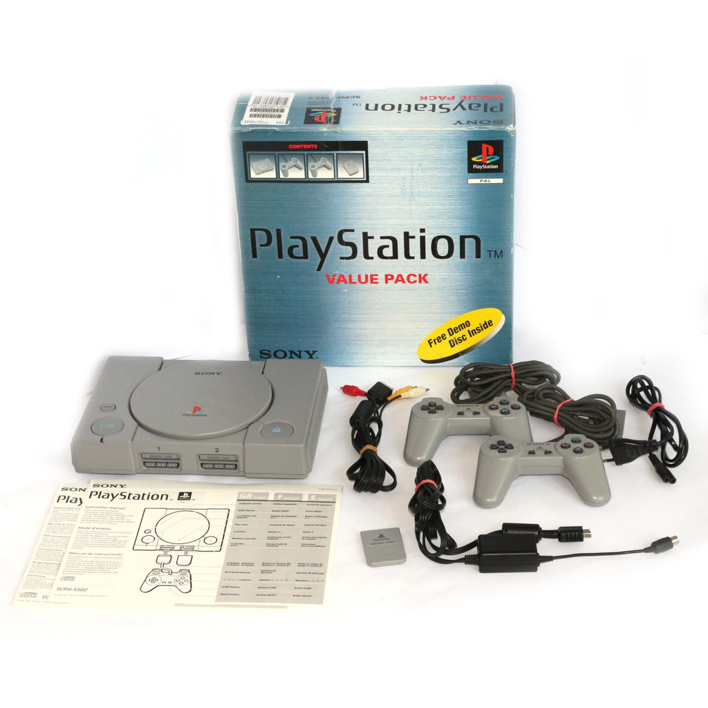 Konsole SCPH-5552B + 2 Controller + Zubehör