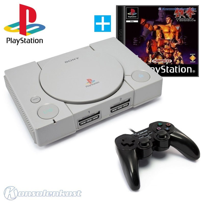 Konsole + Tekken + Controller + Zubehör