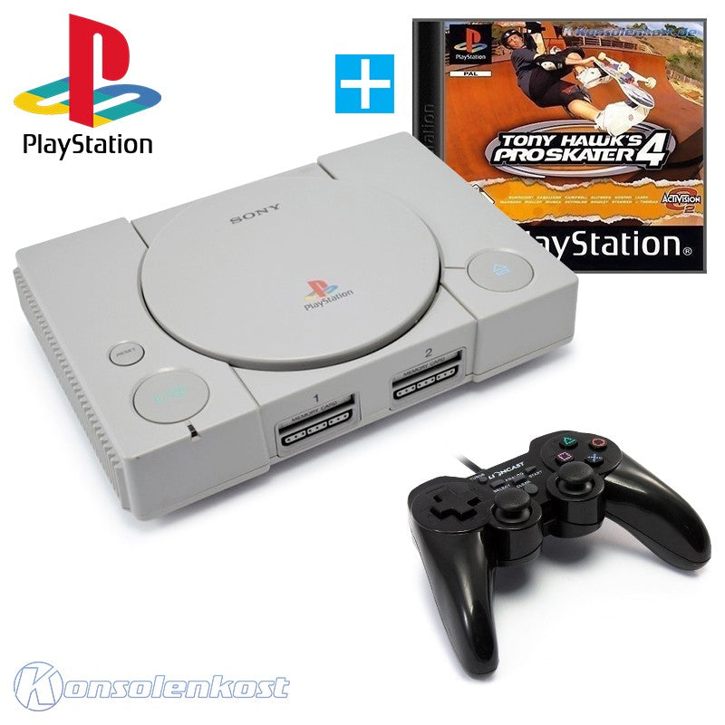 Konsole + Tony Hawk 4 + Controller + Zubehör