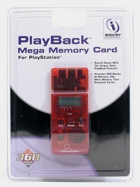 Memory Card / Memorycard / Speicherkarte 24 MB / 360 Blocks verschieden Farben [InterAct]
