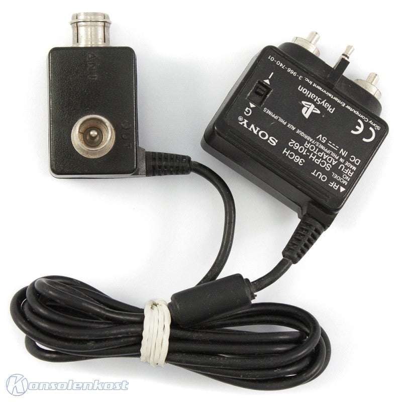 Original Sony Composite - Antennenkabel / Adapter / Unit für SCPH-1002 Konsole / SCPH-1062