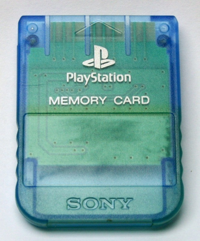 Original Sony Memory Card / Speicherkarte 1 MB blau