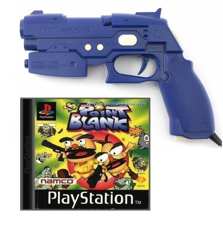 Point Blank 1 + Guncon Lightgun