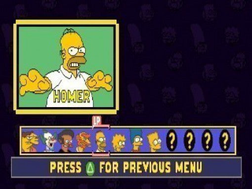 The Simpsons Wrestling