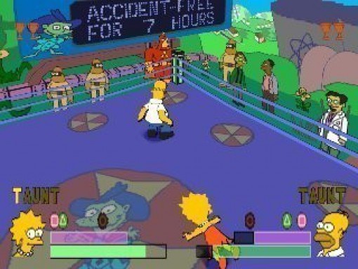 The Simpsons Wrestling