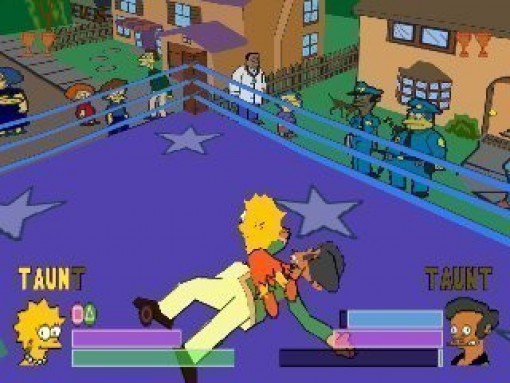The Simpsons Wrestling
