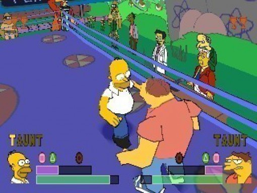 The Simpsons Wrestling