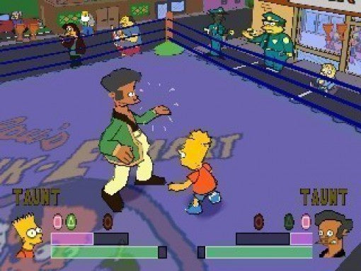 The Simpsons Wrestling