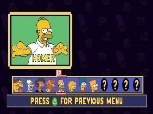 The Simpsons Wrestling