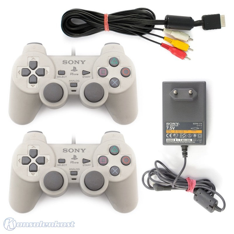 Zubehör Set: 2 Original Controller + Original AV Cinchkabel + Original Netzteil)