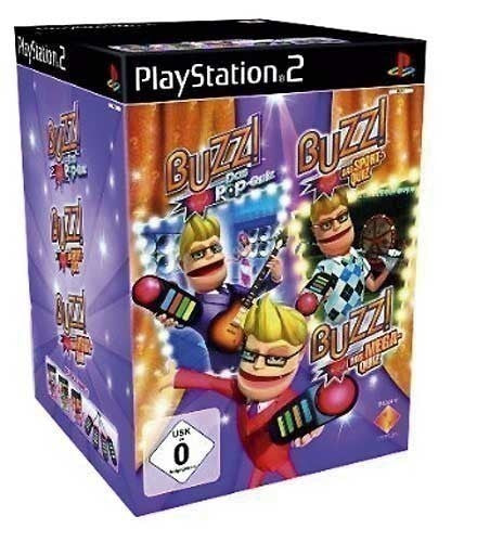 3in1: BUZZ! Pack + 4 Buzzer