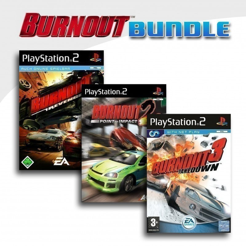 Burnout: Revenge + Bournout 2: Point of Impact + Burnout 3 - Takedown