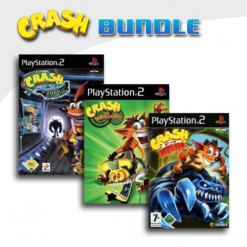 Crash Bandicoot: Der Zorn des Cortex + Crash Bandicoot: Twinsanity + Crash of the Titans