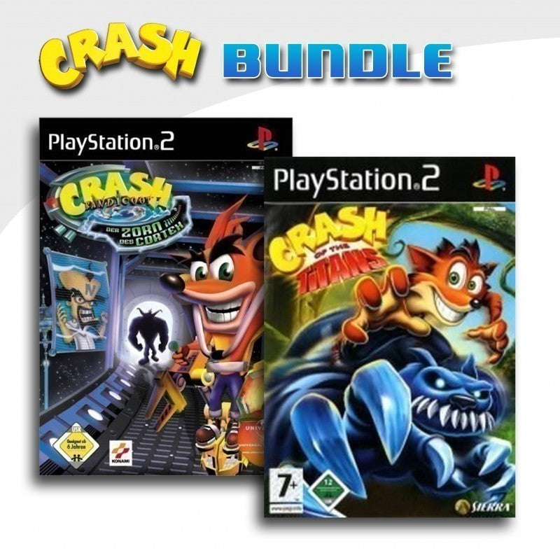 Crash Bandicoot: Der Zorn des Cortex + Crash of the Titans (DE)
