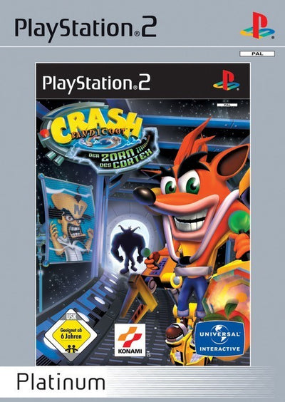 Crash Bandicoot: Der Zorn des Cortex (DE) — Platinum
